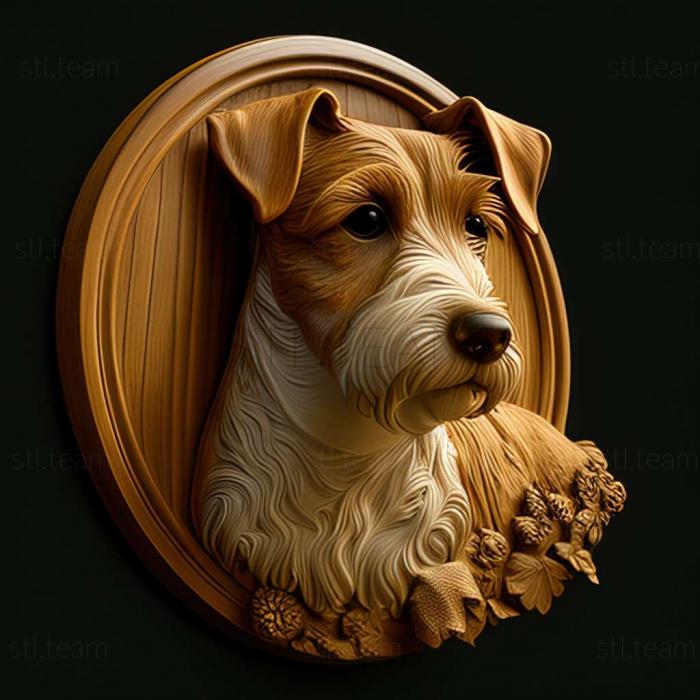 3D model Parson Russell Terrier dog (STL)